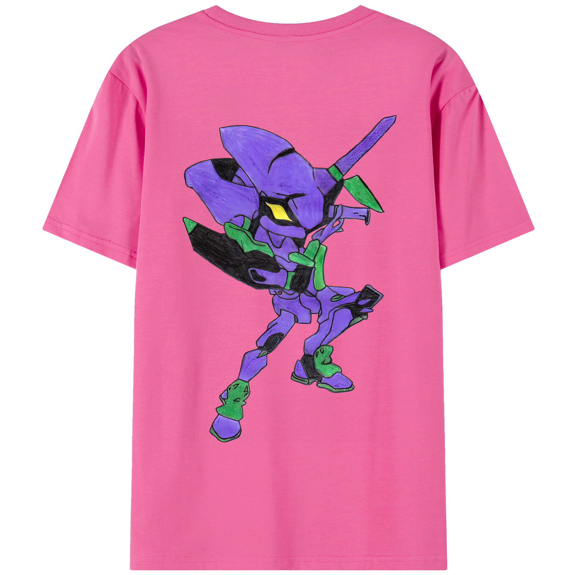 （画像用） EVA 新世紀エヴァンゲリオン レディース半袖Tシャツ(バックプリント)